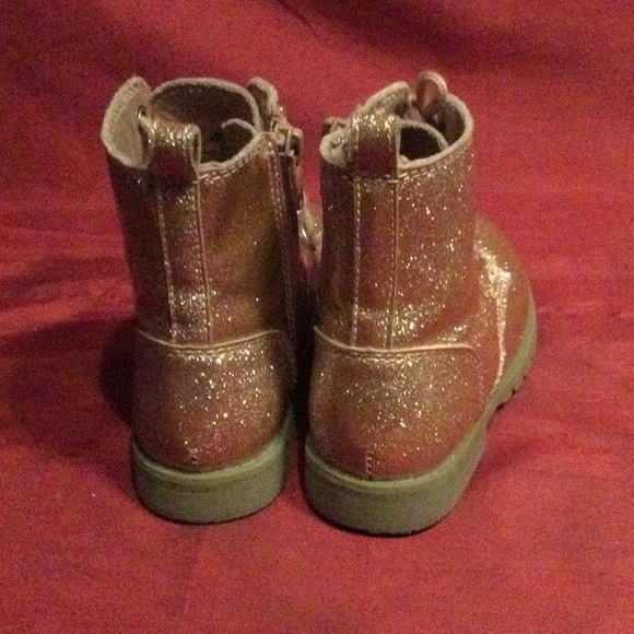 Pink Glitter Toddlers Boots - Picture 3 of 6